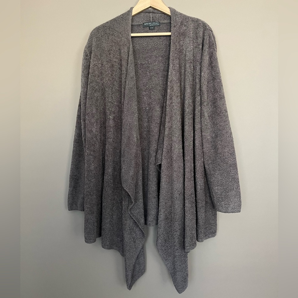 {Barefoot Dreams} Bamboo Chic Lite Open Front Waterfall Cardigan Sweater